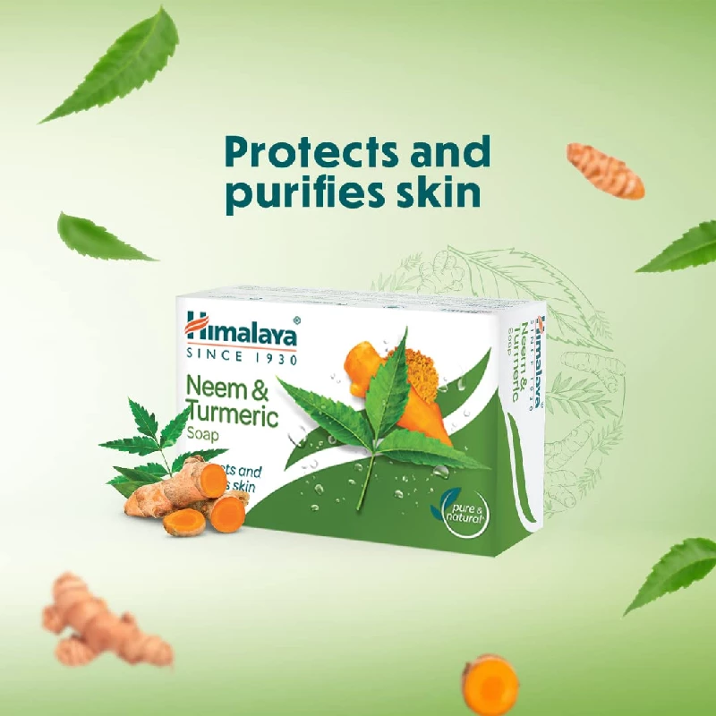 Himalaya Herbals Neem And Turmeric Soap (Pack of 6), 125 g-3.webp